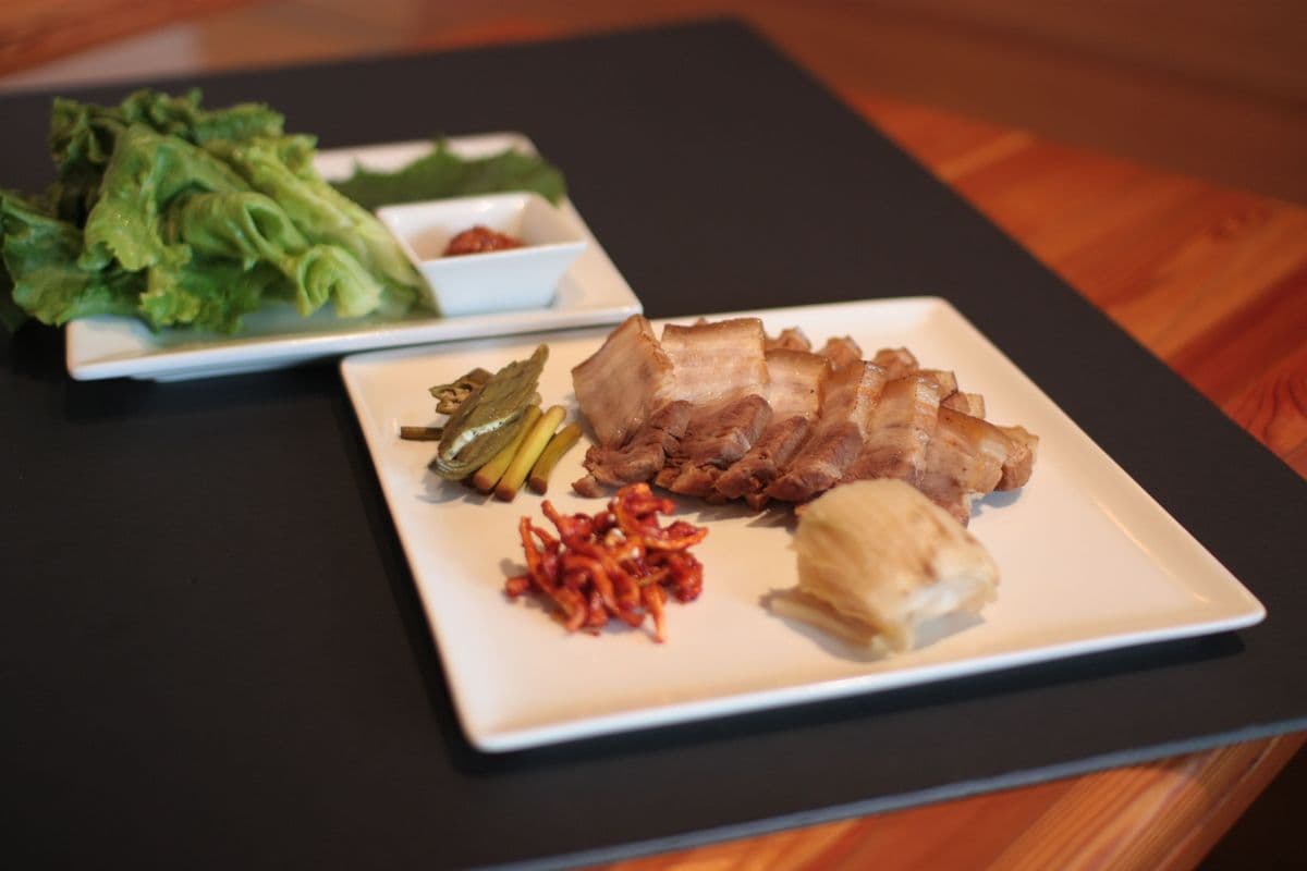 Bossam (Korean-Style Boiled Herb Pork Belly)