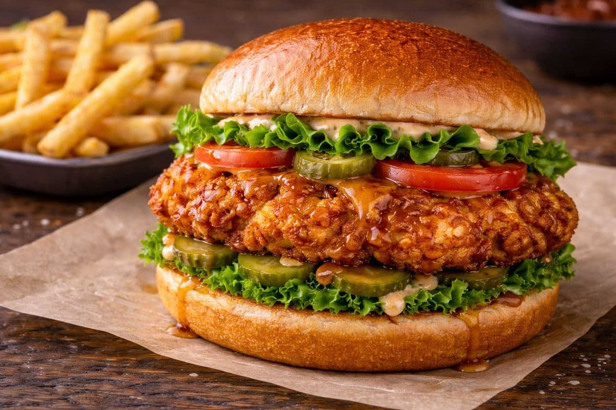 Honey Chicken Burger