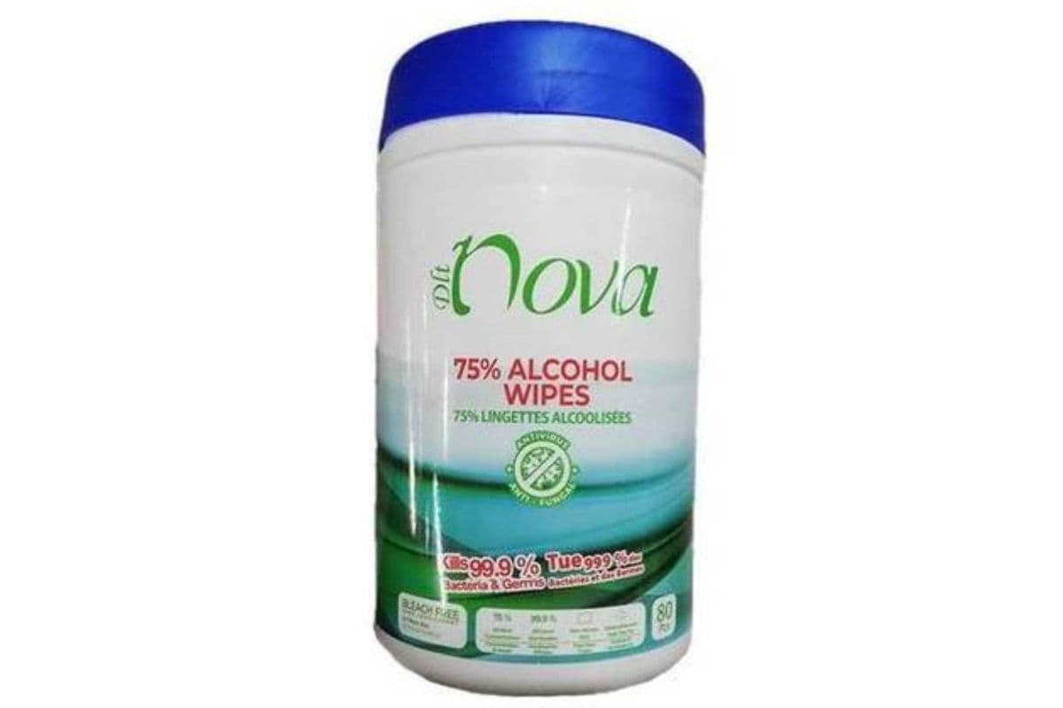 Nova · 75% Alcohol wipes (80 pcs)