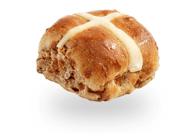Apple Cinnamon Cross Bun