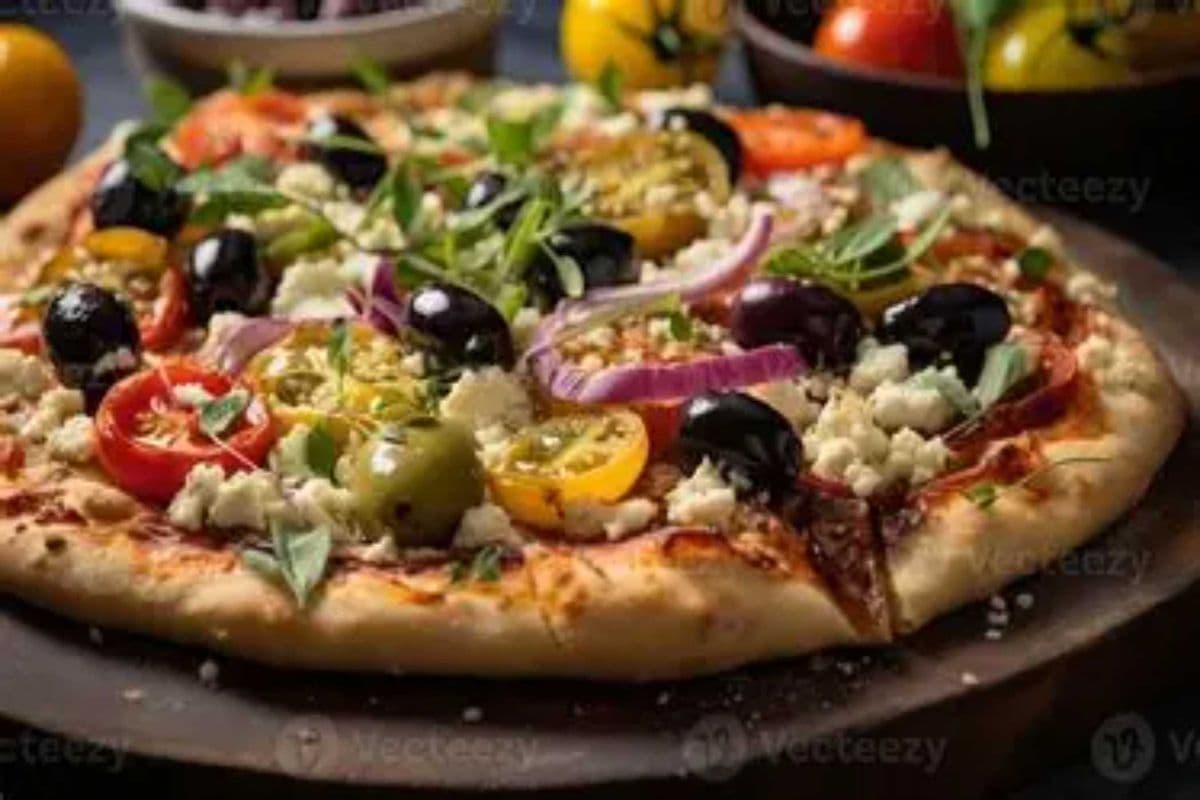 GREEK VEGGIE PIZZA