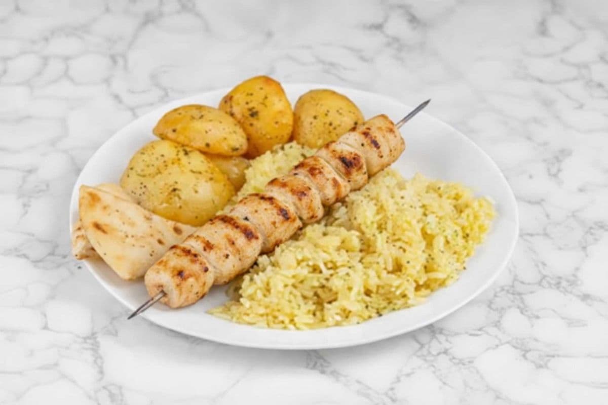 Chicken Souvlaki Dinner - small