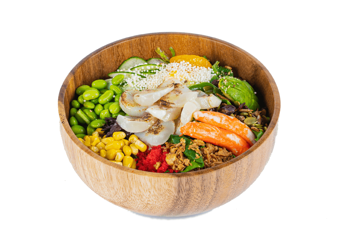 Scallop Poke Bowl