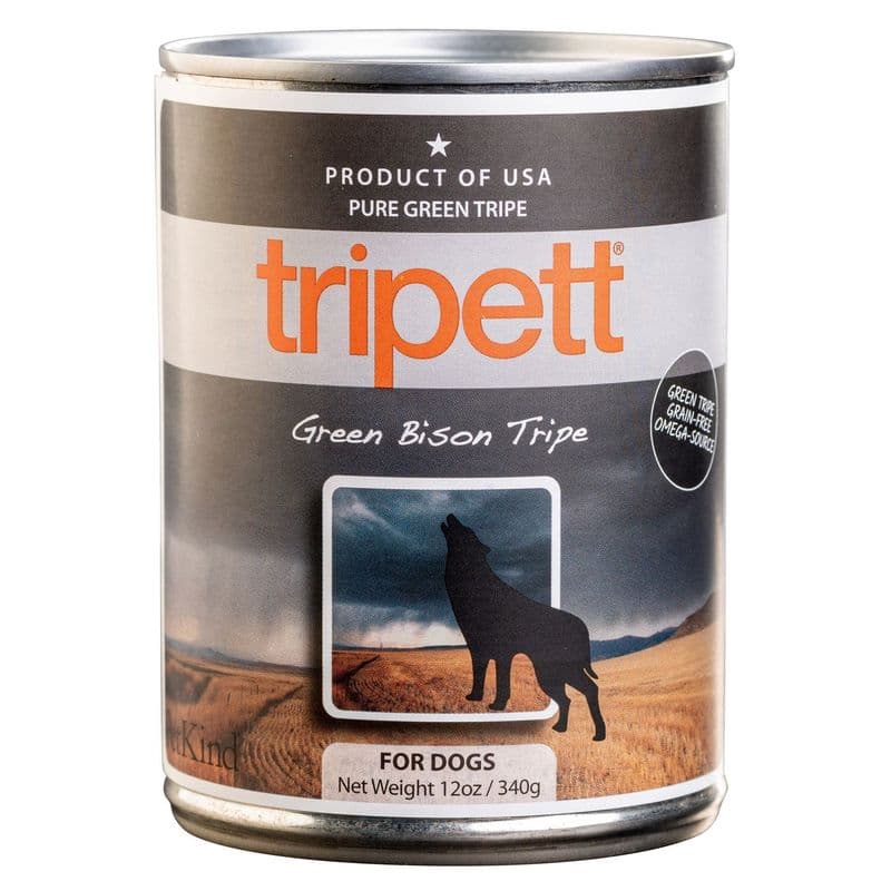 PetKind Tripett Green Bison Tripe 14 Oz