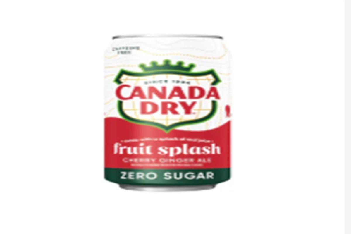 Canada dry cherry fruit splash zero sugar (355ml) (5 Cal)
