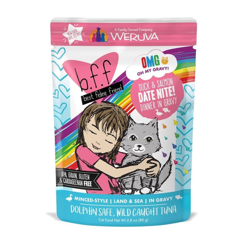 Weruva BFF OMG Duck & Salmon Date Nite! 2.8oz Pouch
