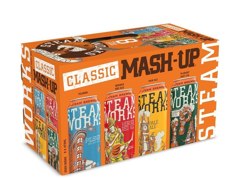 Steamworks Mash-Up Beer (355 ml x 8 ct)