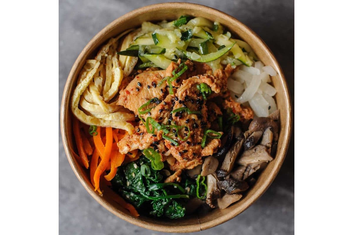 Grilled Marinated Chicken Bibimbap