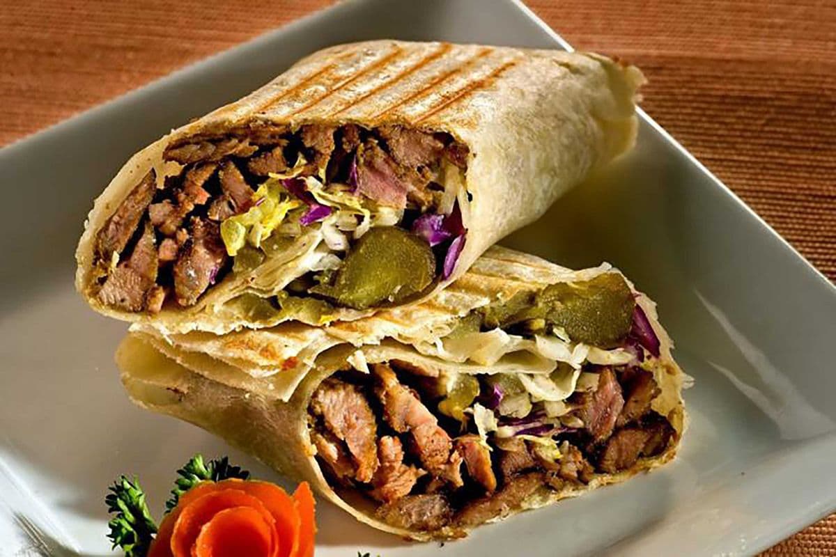 Lamb Shawarma Pita Wrap