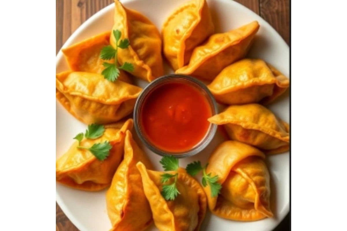 Veg Crispy Momos (6 pcs)