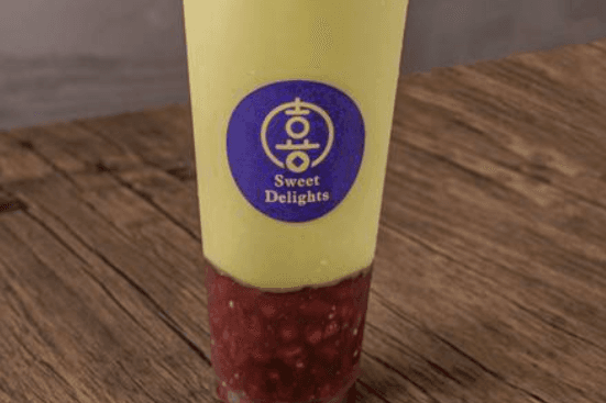 B8. Matcha Red Bean Milk Tea 喜糖抹茶红豆奶茶