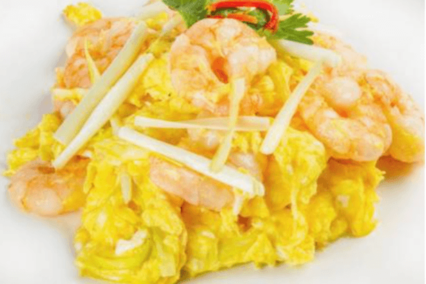 37. Shrimp with Scrambled Eggs 滑蛋蝦仁