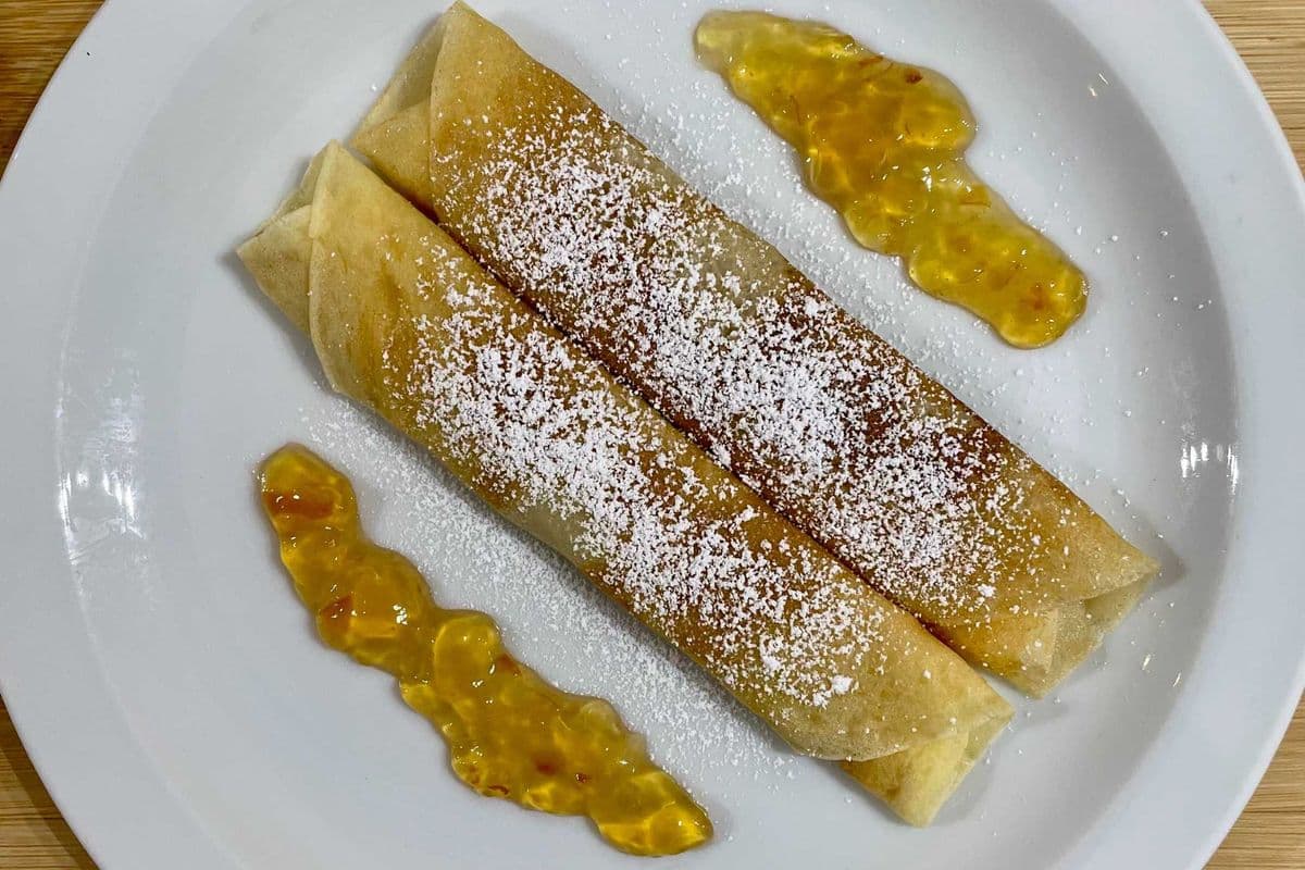 Nana's Jam & Cream Crepe