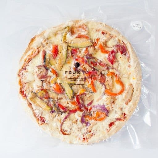 Pizza La poulet et légumes grillés congelée