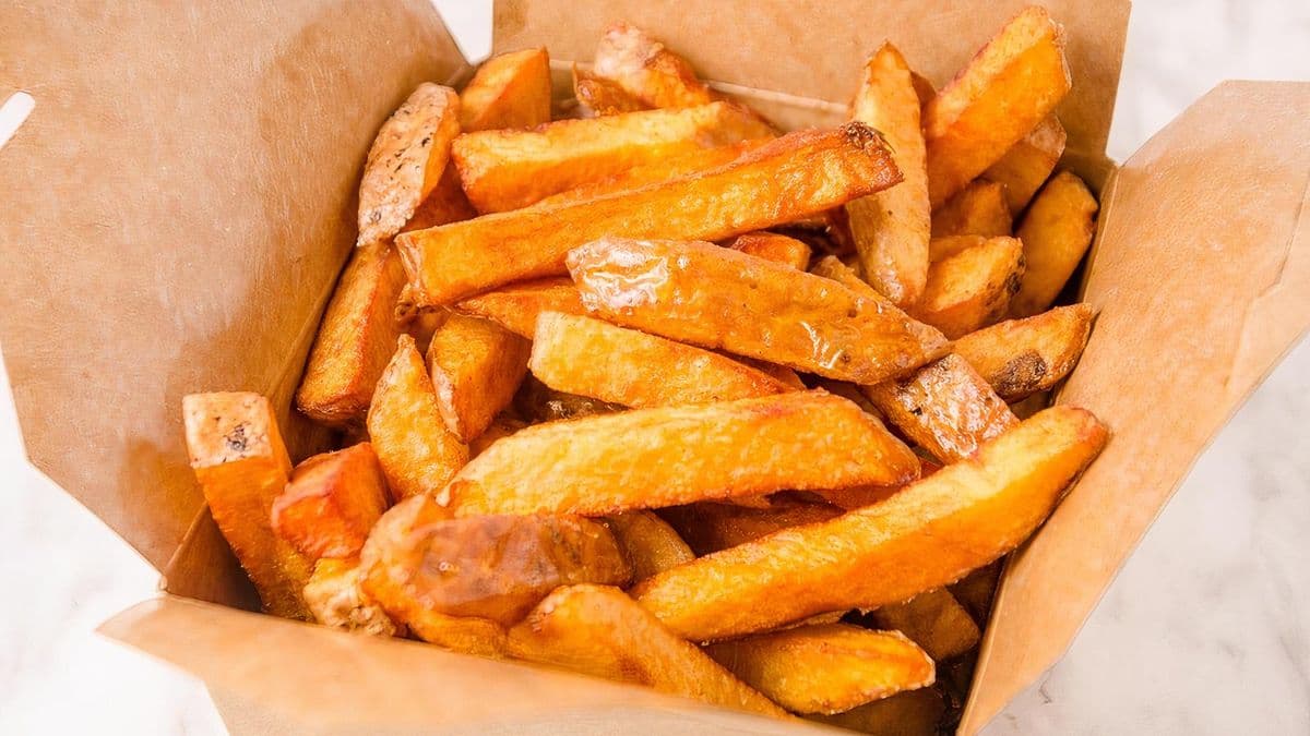 Buffalo Chicken Strips with Fries