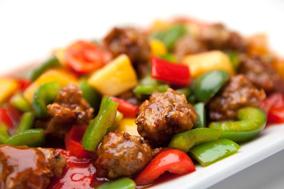 Sweet and Sour Veggie Balls
