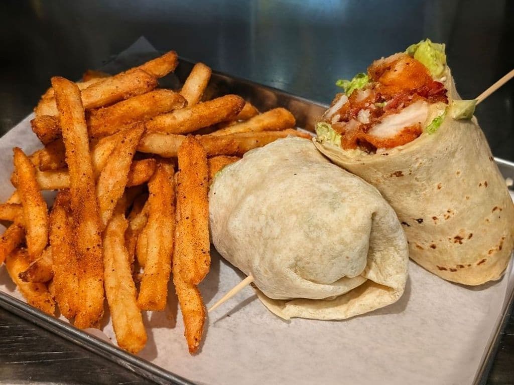 Crispy Chicken Caesar Wrap