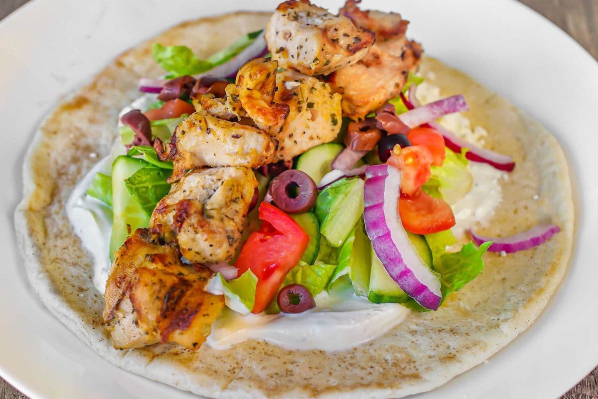 Chicken Souvlaki Pita