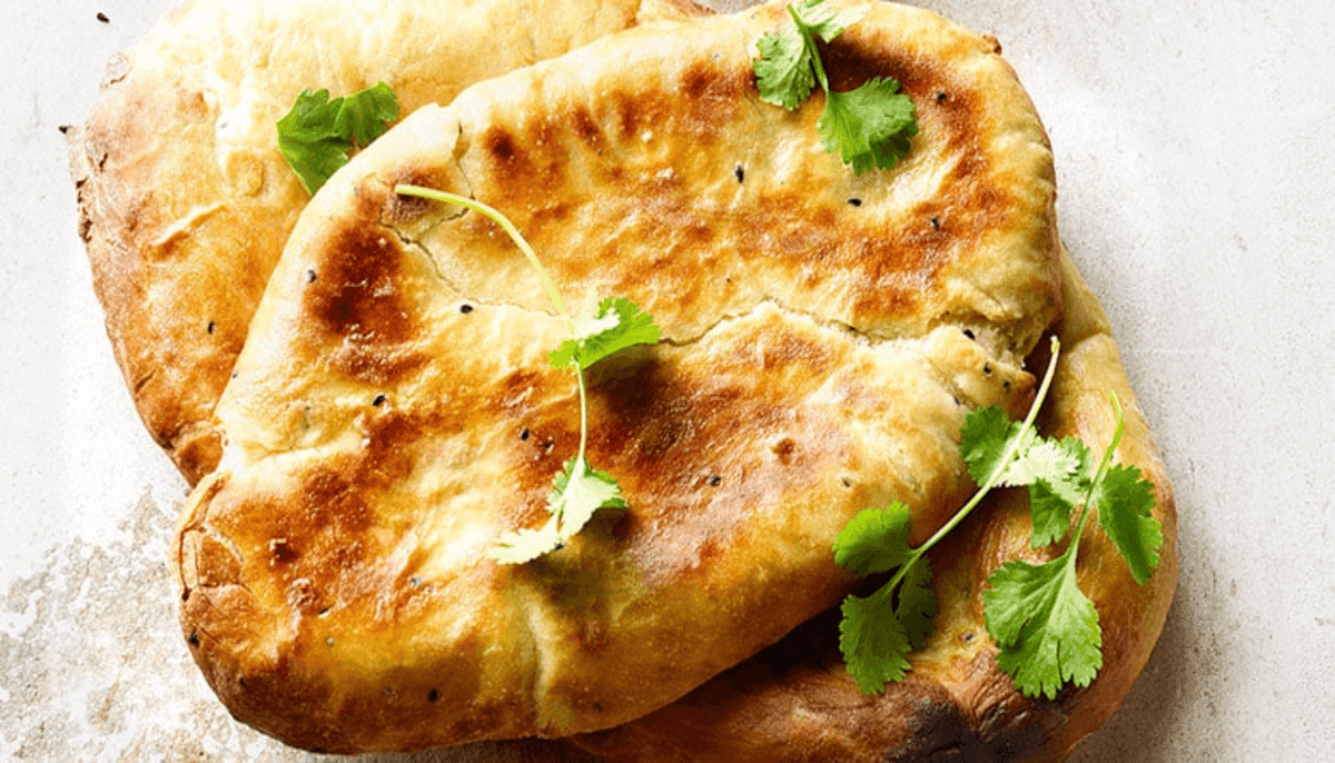 Coconut Stuffed Naan