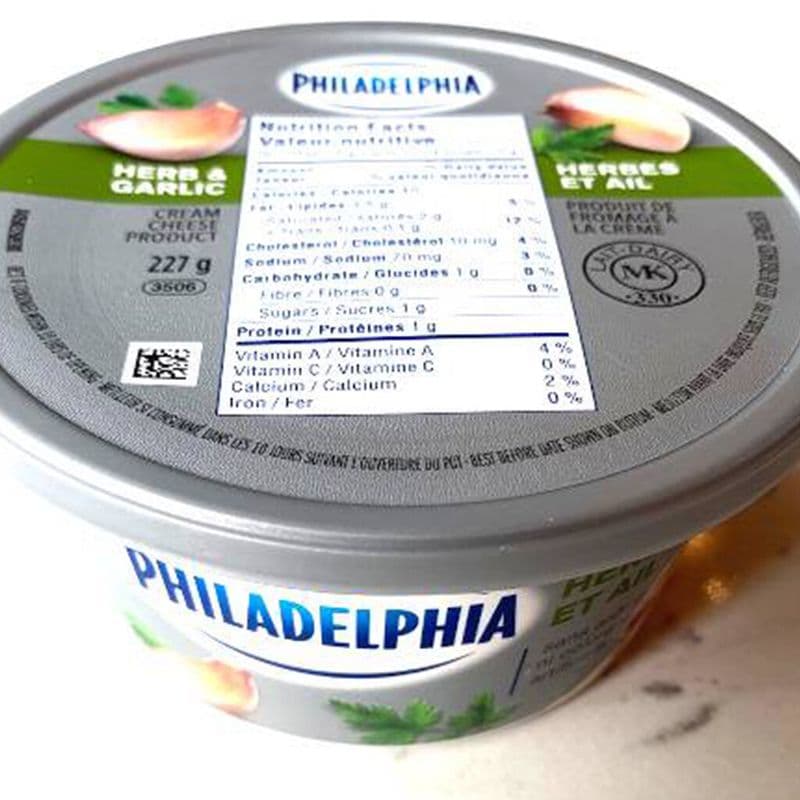 Fromage à la crème aux herbes et à l'ail / Herb and Garlic Cream Cheese