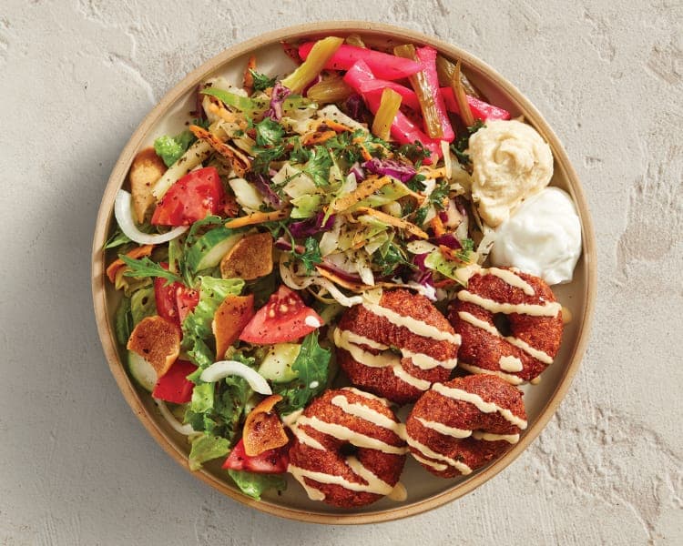 Falafel Shawarma Salad