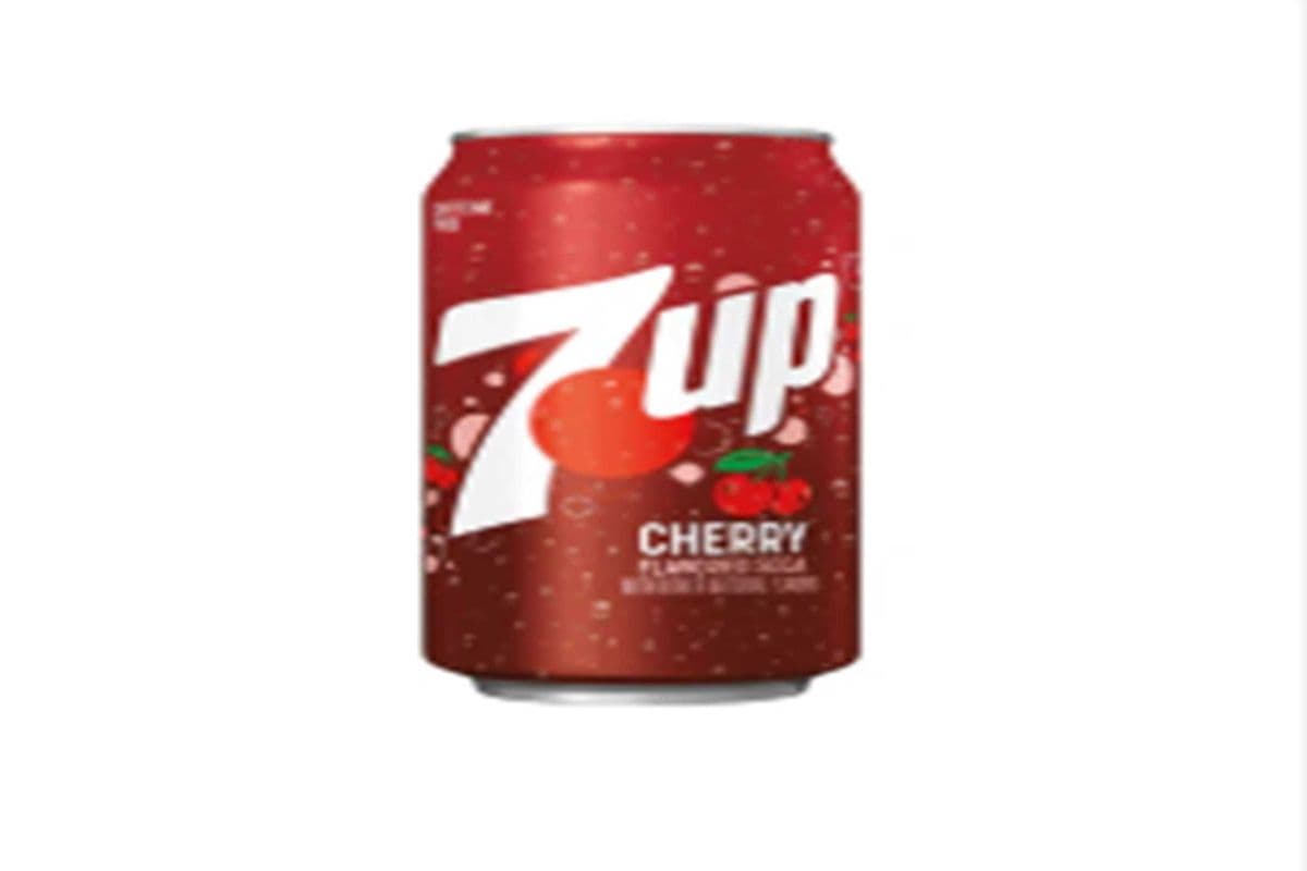 7up caffeine free cherry (355ml) (140 Cal)