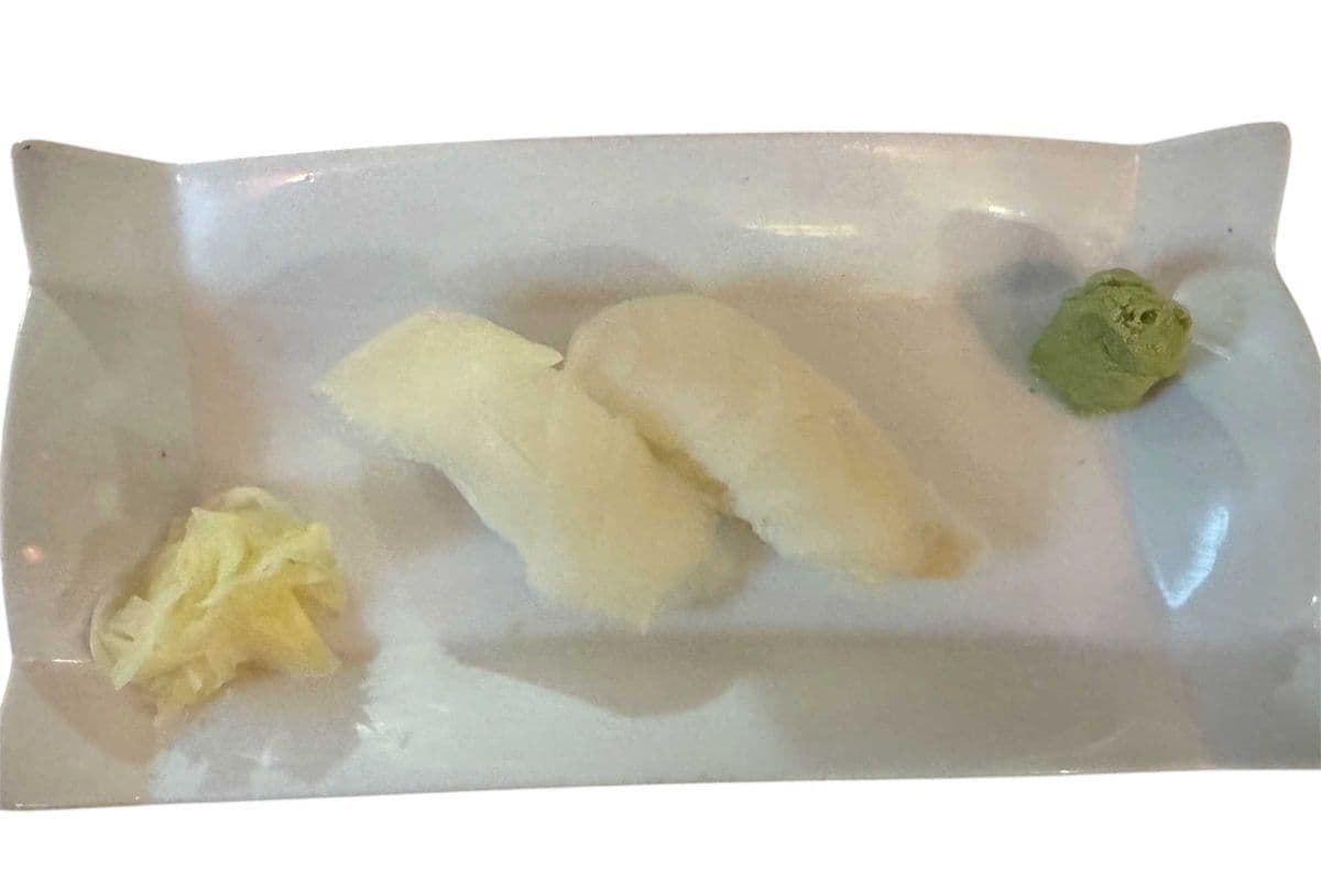 Two Pieces Sushi SA6) Izumi Tai (Tilapia)