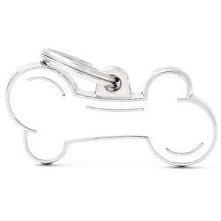 MyFamily White XL Bone Engraved Tag