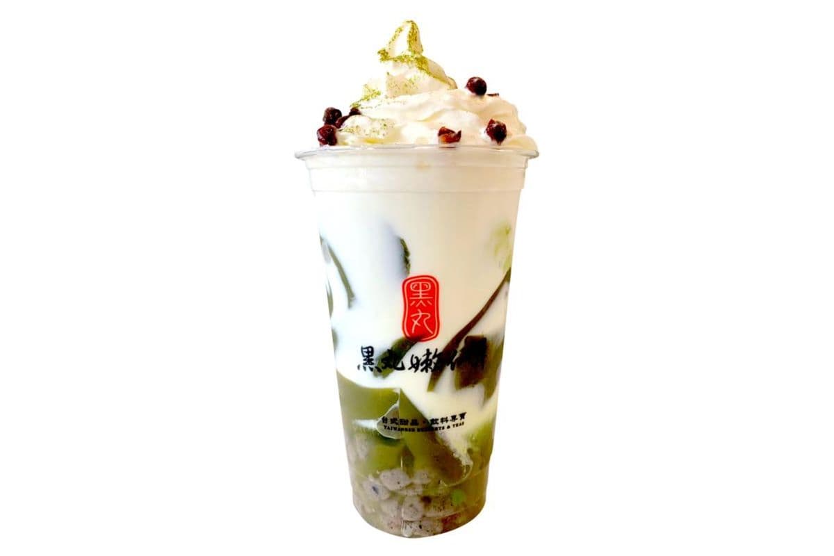 Gelato and Matcha Jelly