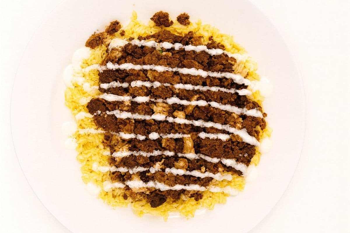 Alley Beef on Rice