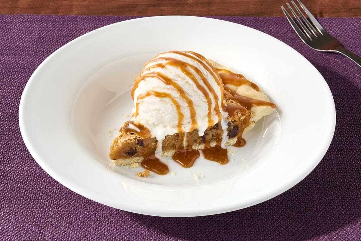 Chocolate Chip Cookie Dough Pie (710 Cals)