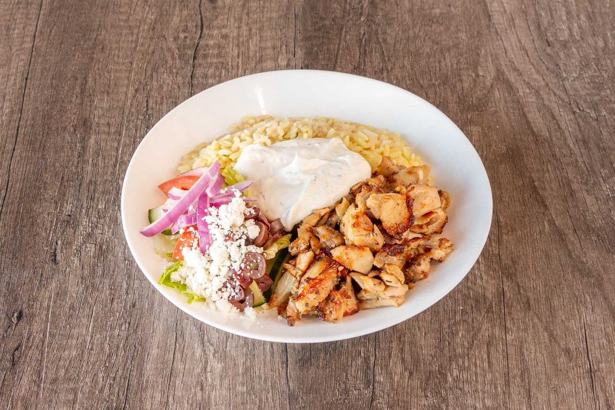 Chicken Yeero Rice Bowl