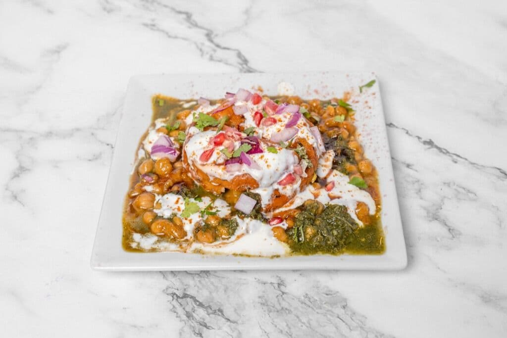 Aloo Tikki Chaat