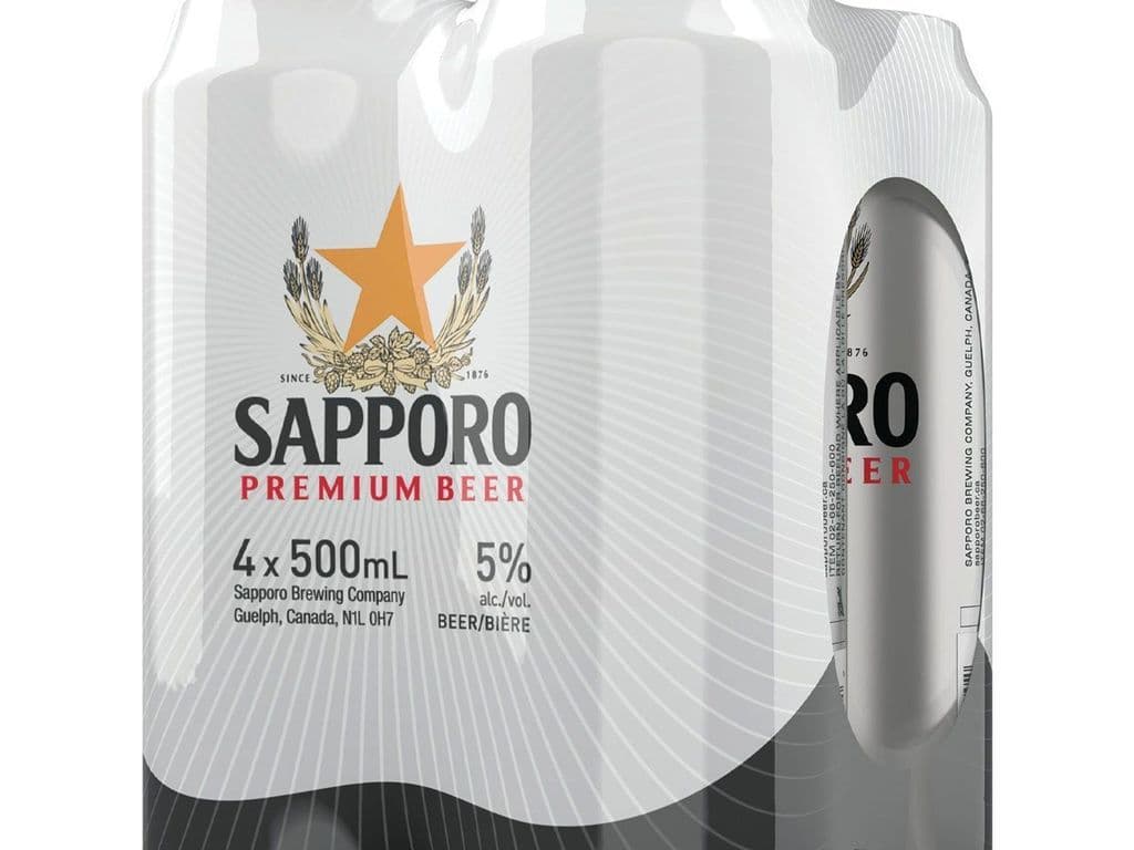 Sapporo Premium Beer Cans (355 ml x 4 ct)