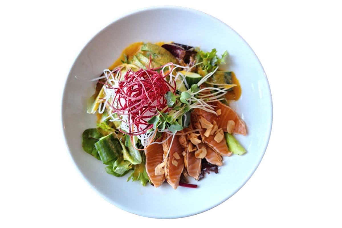 Salmon Avocado Tataki Salad