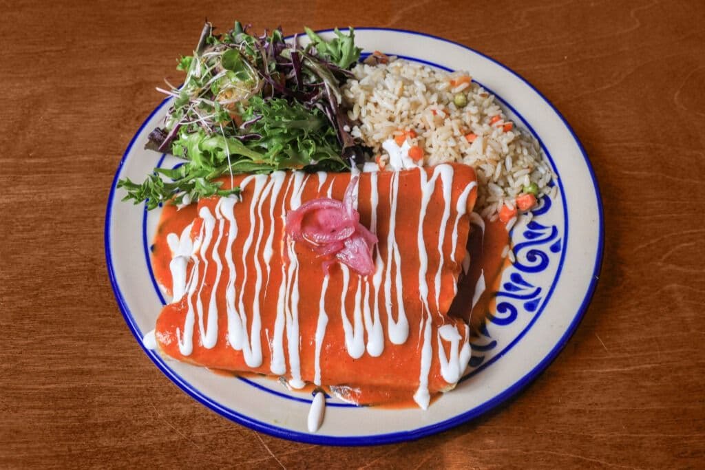 Enchiladas Rojas