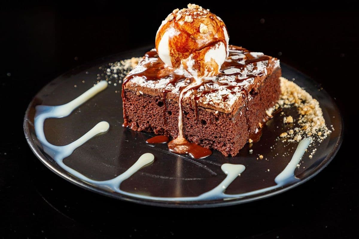 Brownie with Ice Cream