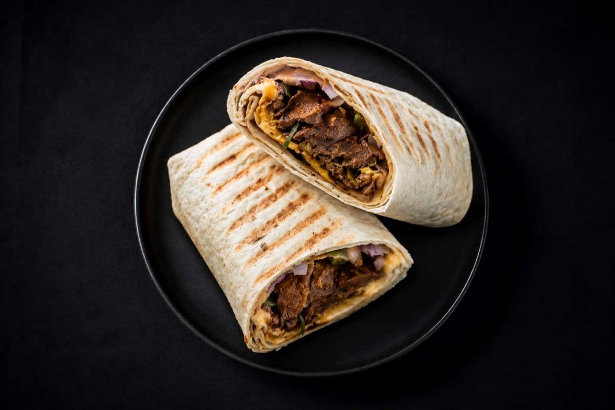 Goat Curry Wrap