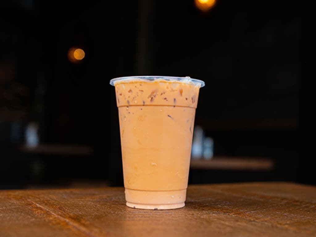 Thé glacé Thai avec lait