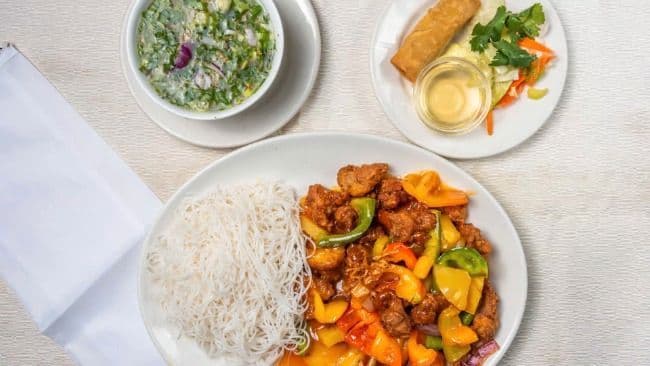 Combo T (Poulet général tao / General Tao Chicken)