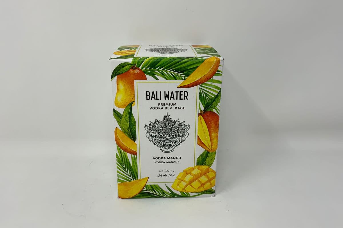 BALI WATER -MANGO (4 x 355ml)