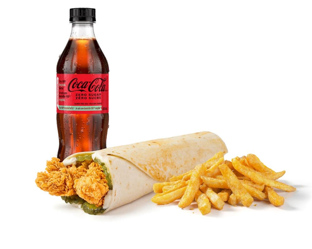 Texan Chicken Wrap Combo