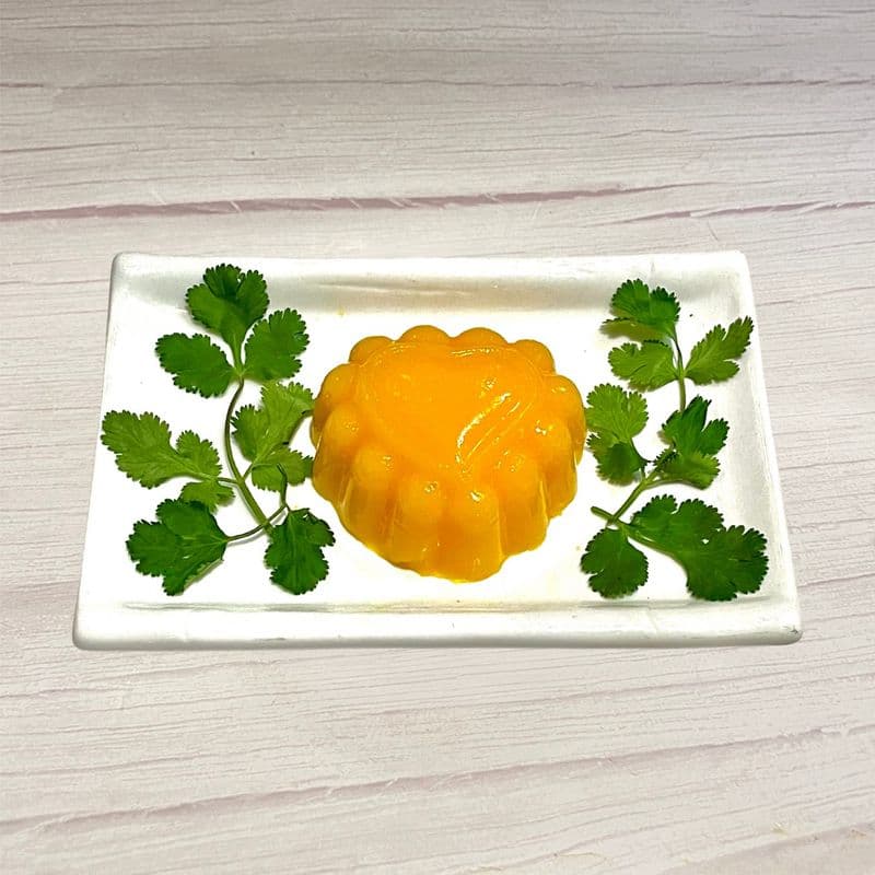 Heart-Shaped Mango Pudding / 心型芒果布甸