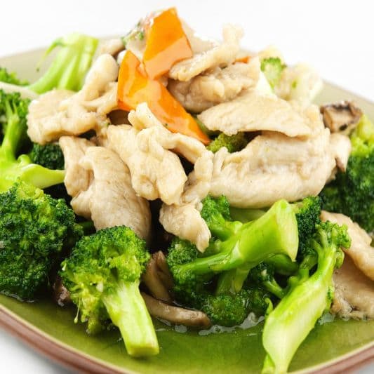 125. Sliced Chicken with Mixed Vegetables