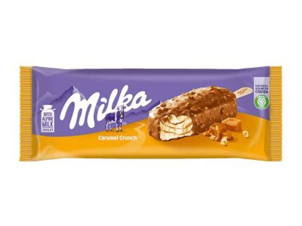 Milka UK Ice Cream - Caramel Crunch