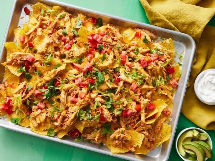 Nachos with Veggies Heat Level Hot