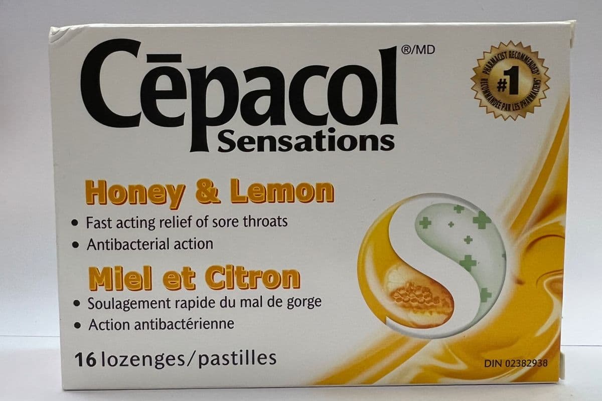 Cepacol Sensations Honey and Lemon (16 Lozenges)