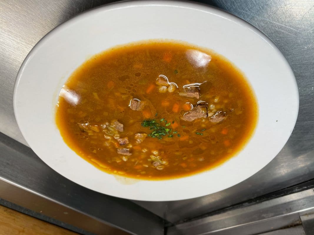 Beef, Barley and Vegetable Soup