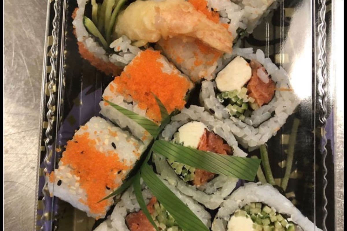 C10. Dynamite Roll (8 pcs) and Philadelphia Roll (6 pcs)