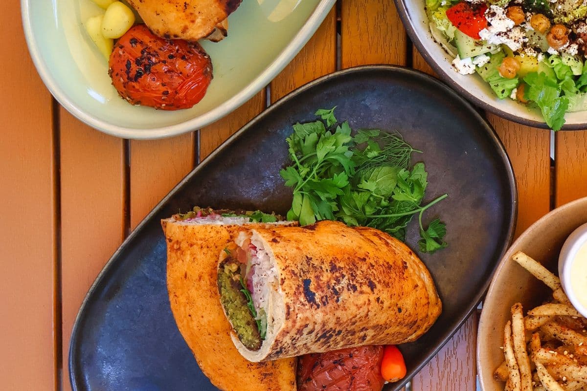 Wood-Fired Chicken Wrap